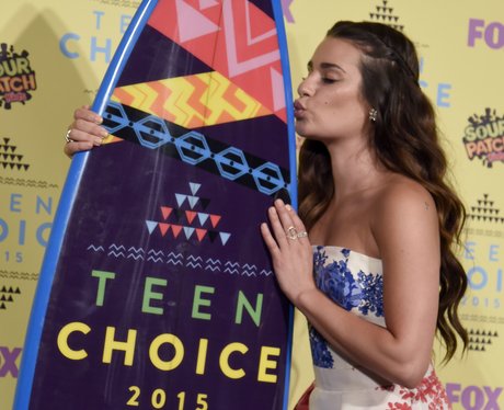 Lea Michele at the Teen Choice Awards