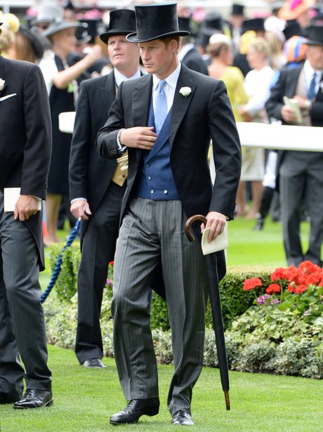 Prince Harry at the races