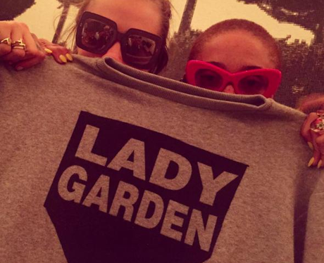 Cara Delevingne Lady Garden Instagram