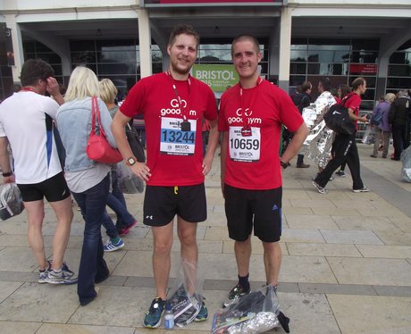 Heart Angels: Bristol Half Marathon 13/09/15 Finis