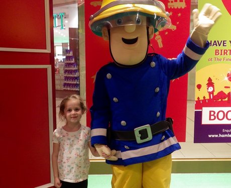 Fireman Sam took a break from putting out fires fo