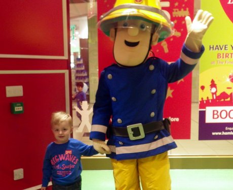 Fireman Sam took a break from putting out fires fo