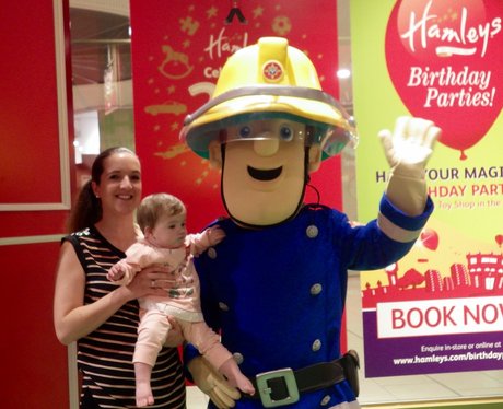 Fireman Sam took a break from putting out fires fo