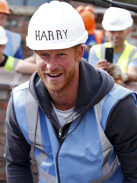 Prince Harry, The Big Build, Manchester, builder