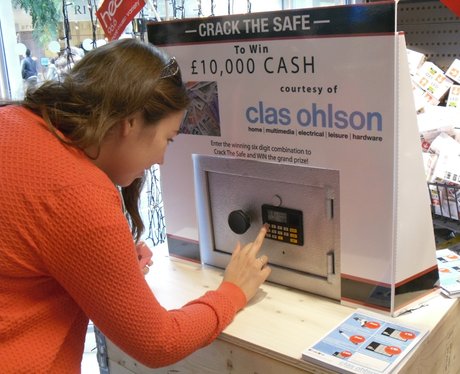 Crack the Safe at Clas Ohlson