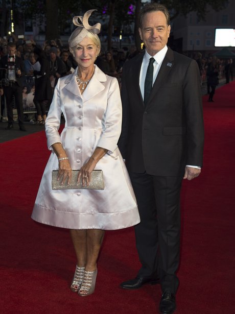 Helen Mirren and Tom Hanks at a premiere