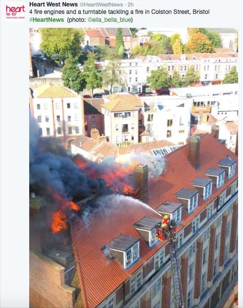 Bristol Fire 12th Oct 2015