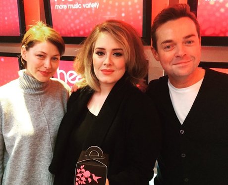 Adele with Stephen Mulhern and Emma Willis