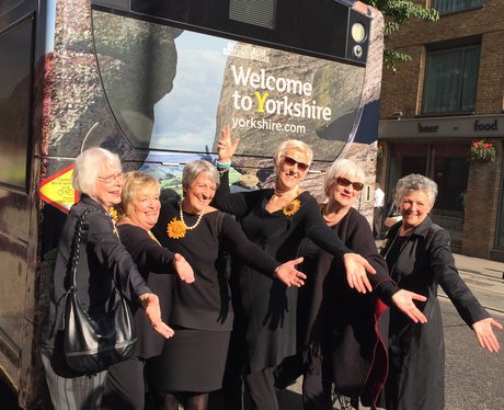 Calendar Girls Visit Rehearsals For 'The Girls' In London