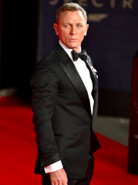 Daniel Craig in a tuxedo