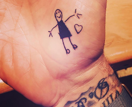 david beckham new tattoo instagram
