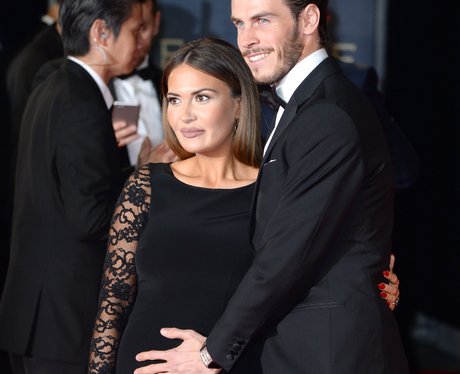 The pair posed for photos on the red carpet - Gareth Bale Bond