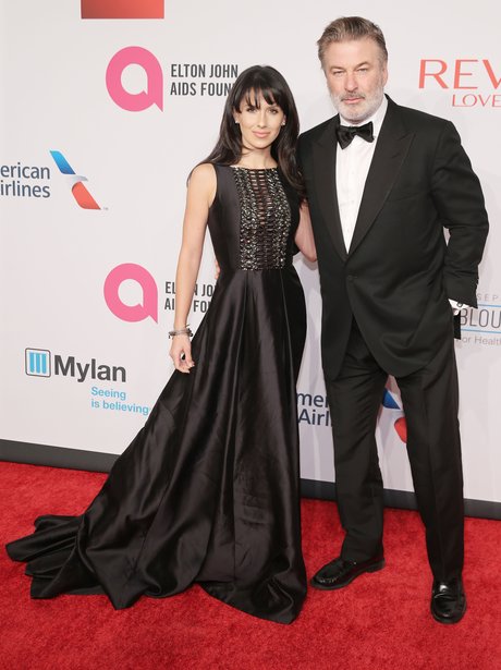 Hilaria Baldwin and Alec Baldwin on the red carpet