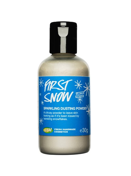 first snow lush cosmetics pr shot