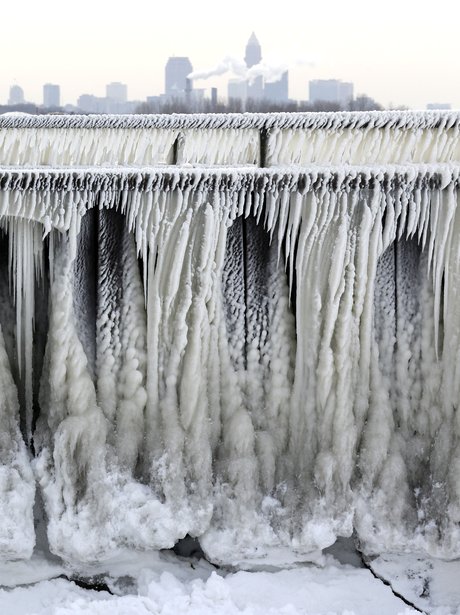 Frozen ice