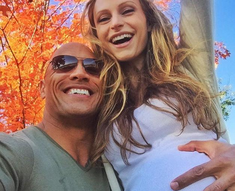 The Rock and Lauren Hashian