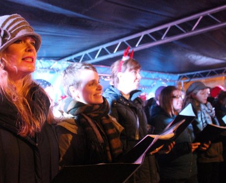 Heart Angels: Canterbury Christmas Light Switch On