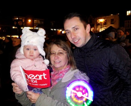 Hitchin Christmas Light Switch On 2015