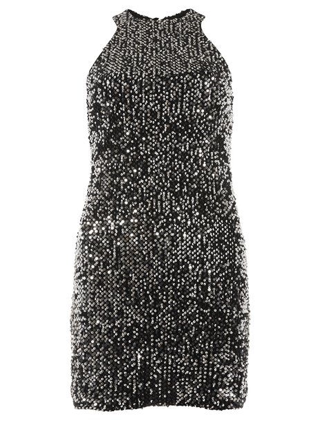 black sparkly christmas dress
