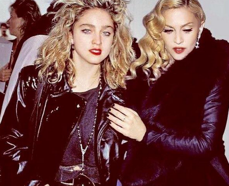 Madonna - Celebrities Hanging Out With Their Younger Selves - Heart