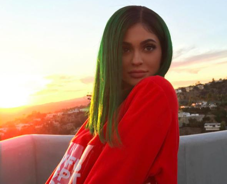 Kylie Jenner Green Hair