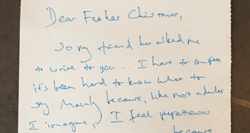 Benedict Cumberbatch Letter