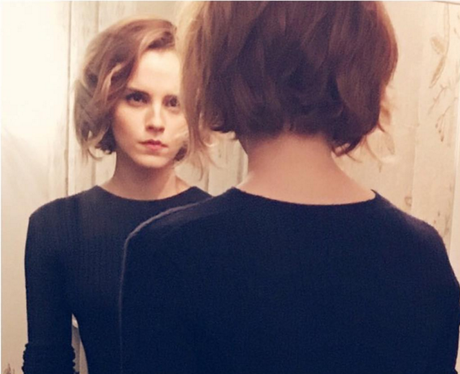 Emma Watson in the mirror