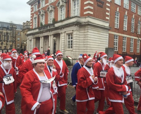 Heart At The Reading Santa Run