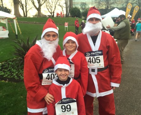 Heart At The Reading Santa Run
