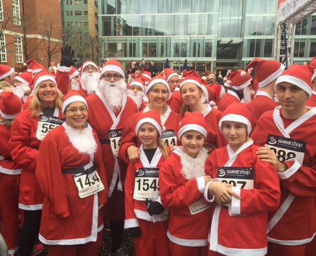 Heart At The Reading Santa Run