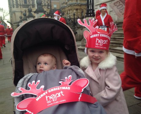 Heart At The Reading Santa Run