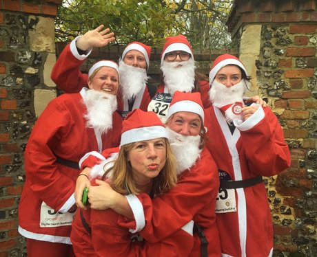 Heart At The Reading Santa Run