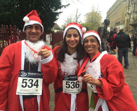 Heart At The Reading Santa Run