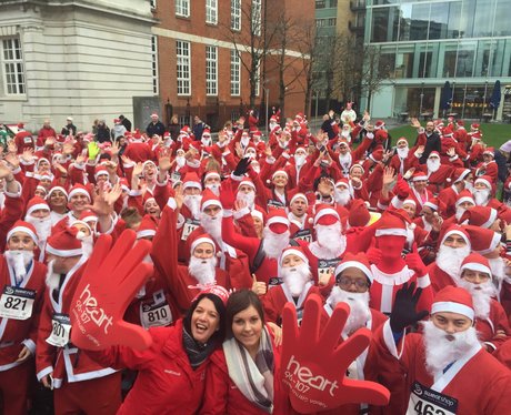 Heart At The Reading Santa Run
