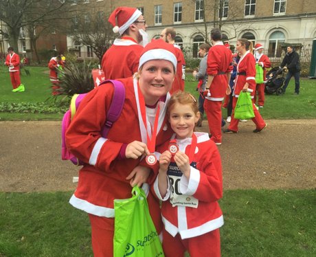 Heart At The Reading Santa Run