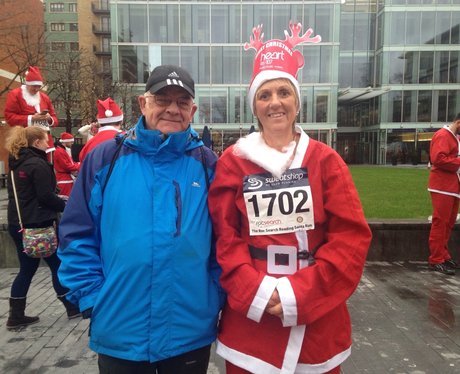 Heart At The Reading Santa Run