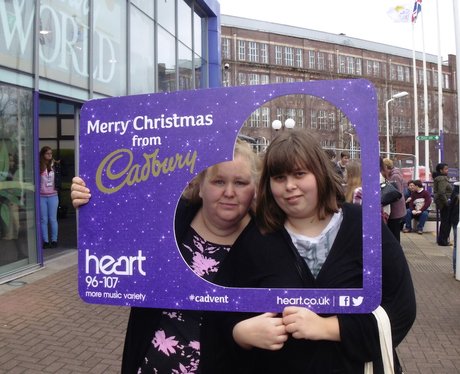 Heart at Cadbury World!