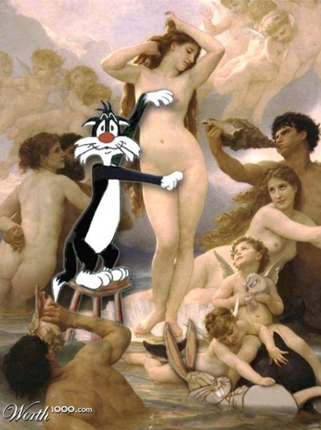 disney photoshopped onto famous paintings worth100