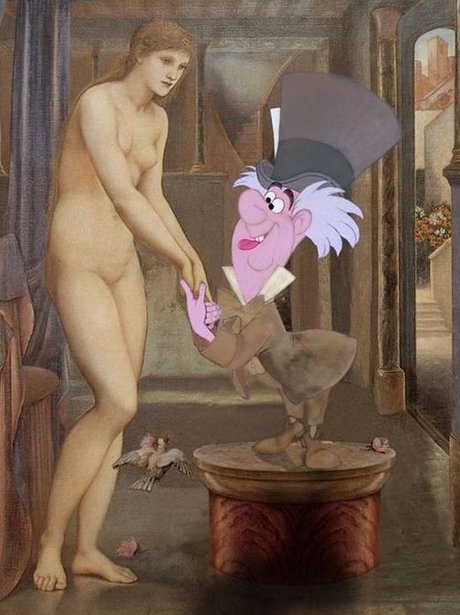 disney photoshopped onto famous paintings worth100