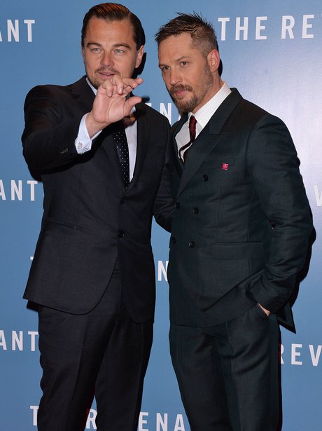 Leonardo DiCaprio and Tom Hardy at 'The Revenant' premiere. - Best ...