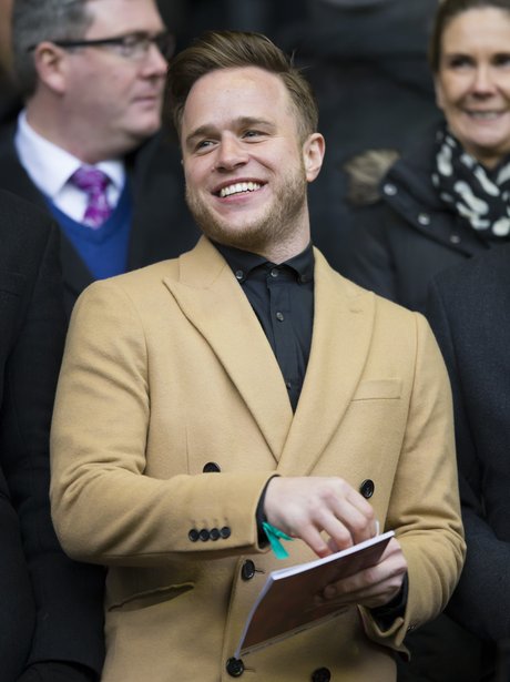 Orly Murs at the Liverpool and Man United Match