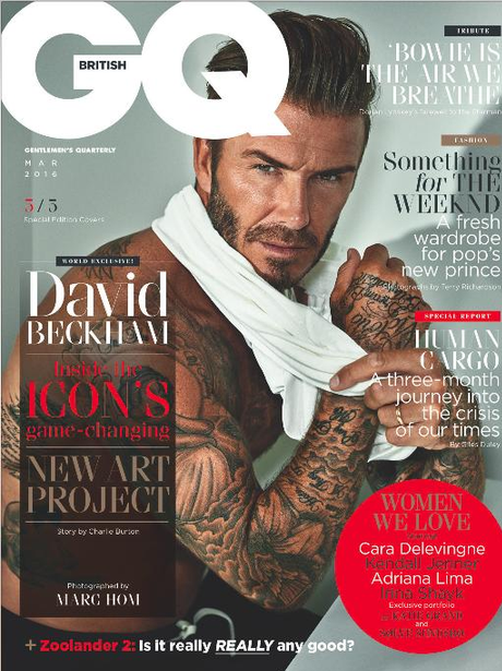 David Beckham GQ Cover