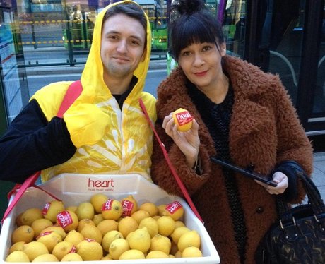 Producer Nick dressed as a Lemon!