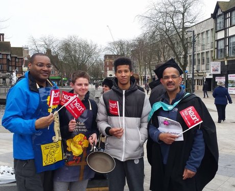 pancake race 2016