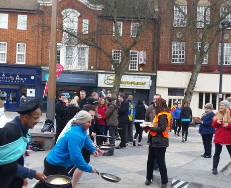 pancake race 2016
