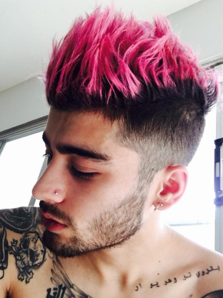 Zayn Malik Pink Hair Twitter