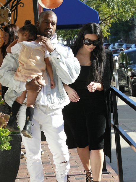 Kanye West, Kim Kardashian and North West
