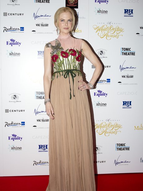 Nichole Kidman WhatsOnStage Awards