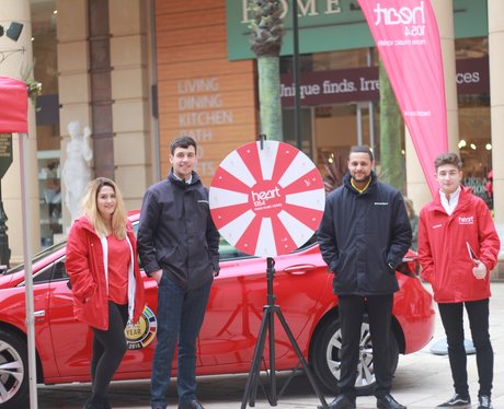Heart and Vauxhall Astra at Intu Trafford Centre