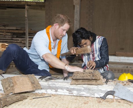 Prince Harry in Nepal March 2016